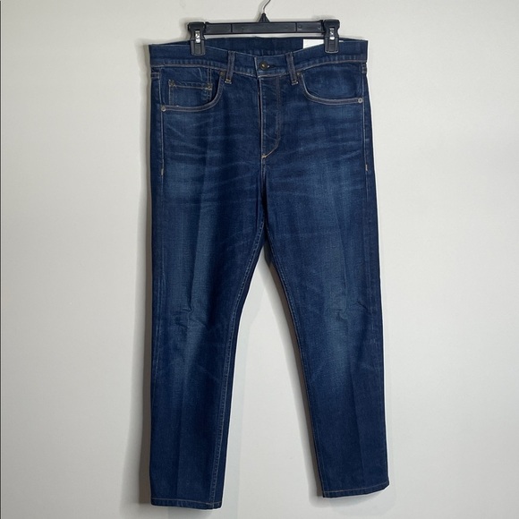 Rag & Bone | Men’s Fit 2 Slim Deep Indigo Straight Leg Jeans Size 32 - Picture 1 of 8